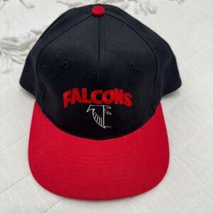 Falcons Black and Red Cap